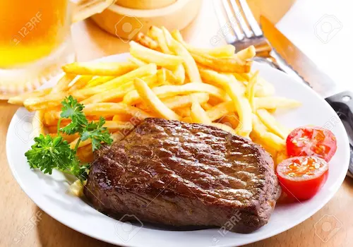 imagen de Bistec c/ Papas de la pollería Andrea