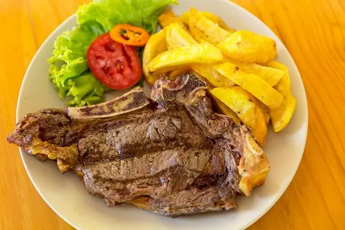 imagen de Churrasco c/ Papa de la pollería Andrea