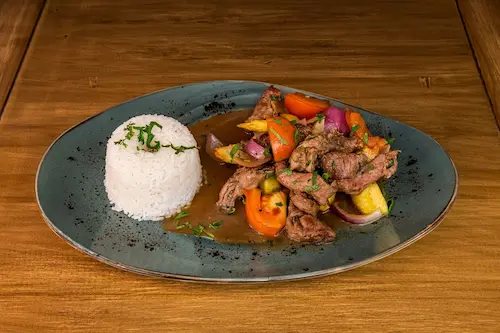 imagen de Lomo al Jugo de la pollería Andrea