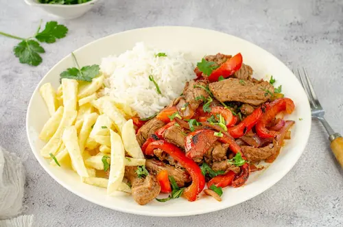 imagen de Lomo Saltado de Carne de la pollería Andrea
