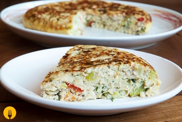 imagen de Tortilla c/ Pollo y Verduras de la pollería Andrea